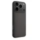 Apple iPhone 17 Pro Max Nano içi Kadife Silikon - Gri