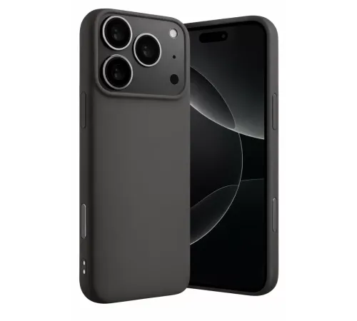 Apple iPhone 17 Pro Max Nano içi Kadife Silikon - Gri