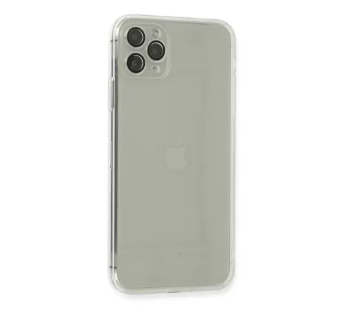 Apple iPhone 11 Pro Max Kılıf Fly Lens Silikon - Şeffaf