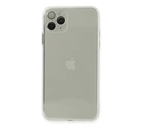 Apple iPhone 11 Pro Max Kılıf Fly Lens Silikon - Şeffaf