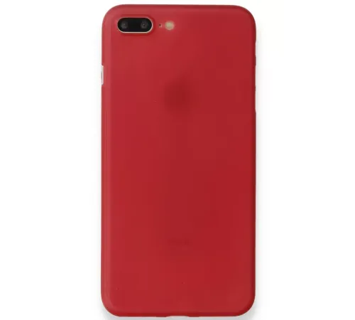Apple iPhone 8 Plus Kılıf PP Ultra İnce Kapak - Kırmızı
