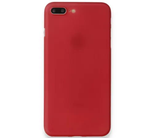 Apple iPhone 8 Plus Kılıf PP Ultra İnce Kapak - Kırmızı