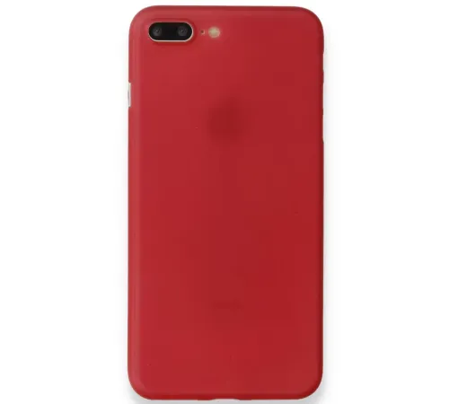 Apple iPhone 8 Plus Kılıf PP Ultra İnce Kapak - Kırmızı