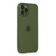 Apple iPhone 12 Pro Kılıf Fly Lens Silikon - Yeşil