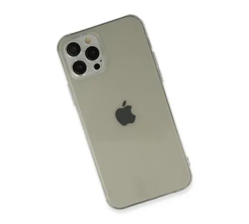 Apple iPhone 12 Pro Kılıf Fly Lens Silikon - Şeffaf