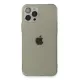 Apple iPhone 12 Pro Kılıf Fly Lens Silikon - Şeffaf