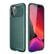 Apple iPhone 11 Pro Kılıf Auto Focus Karbon Kapak - Yeşil
