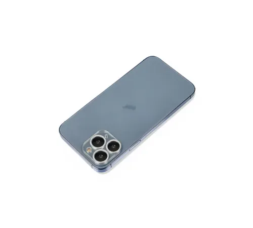 Apple iPhone 11 Pro Max Shine Kamera Lens Koruma Cam - Gümüş