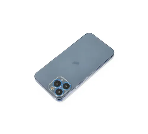 Apple iPhone 11 Pro Max Shine Kamera Lens Koruma Cam - Mavi