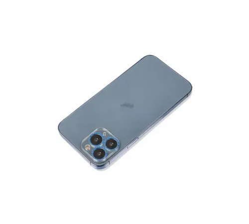 Apple iPhone 11 Pro Max Shine Kamera Lens Koruma Cam - Mavi