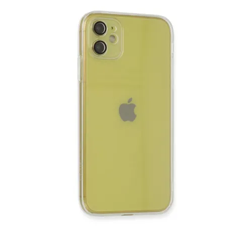 Apple iPhone 12 Kılıf Fly Lens Silikon - Şeffaf