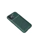 Apple iPhone 12 Mini Kılıf Auto Focus Karbon Kapak - Yeşil