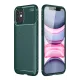 Apple iPhone 12 Mini Kılıf Auto Focus Karbon Kapak - Yeşil