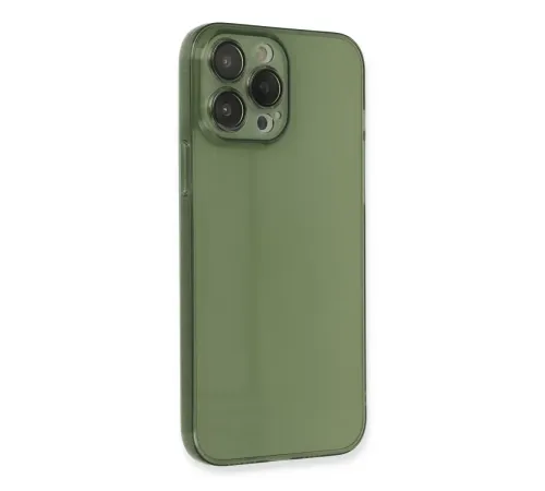 Apple iPhone 13 Pro Kılıf Fly Lens Silikon - Yeşil