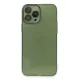 Apple iPhone 13 Pro Kılıf Fly Lens Silikon - Yeşil