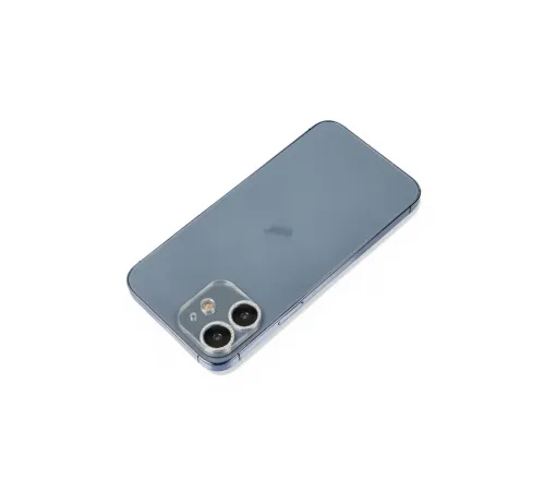 Apple iPhone 12 Mini Shine Kamera Lens Koruma Cam - Gümüş