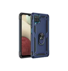 Samsung Galaxy A22 Kılıf Sofya Yüzüklü Silikon Kapak - Lacivert