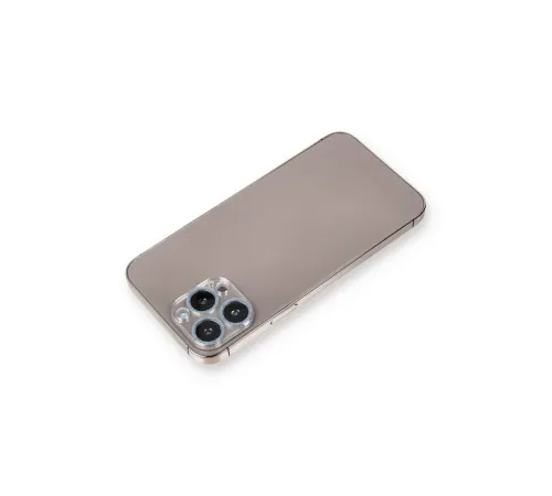Apple iPhone 12 Pro Max Shine Kamera Lens Koruma Cam - Sierra Blue