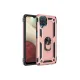 Samsung Galaxy A22 Kılıf Sofya Yüzüklü Silikon Kapak - Rose