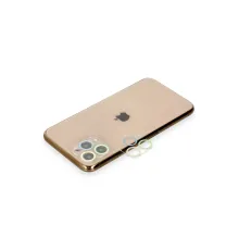 Apple iPhone 11 Pro Renkli Kamera Lens Koruma Cam - Yeşil-Sarı