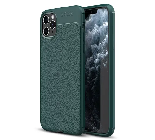 Apple iPhone 11 Pro Max Kılıf Auto Focus Kapak - Yeşil