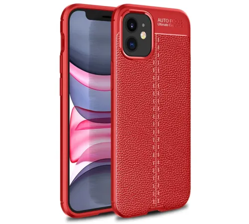 Apple iPhone 12 Mini Kılıf Auto Focus Kapak - Kırmızı