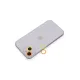 Apple iPhone 13 Mini Renkli Kamera Lens Koruma Cam - Sarı-Turuncu