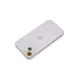 Apple iPhone 13 Mini Renkli Kamera Lens Koruma Cam - Turuncu-Yeşil