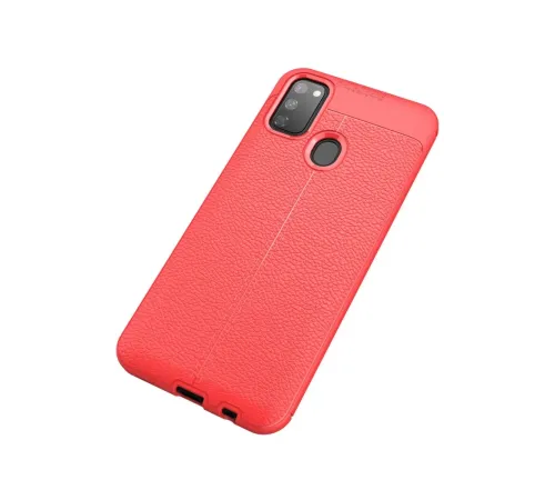 Samsung Galaxy M30S Kılıf Auto Focus Kapak - Kırmızı