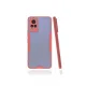 Vivo V21 Kılıf Platin Silikon - Pembe