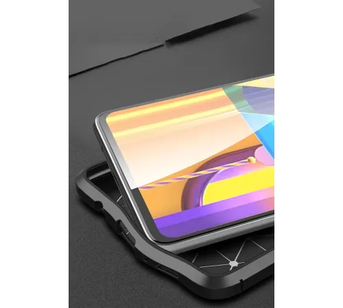 Samsung Galaxy M51 Kılıf Auto Focus Kapak - Kırmızı