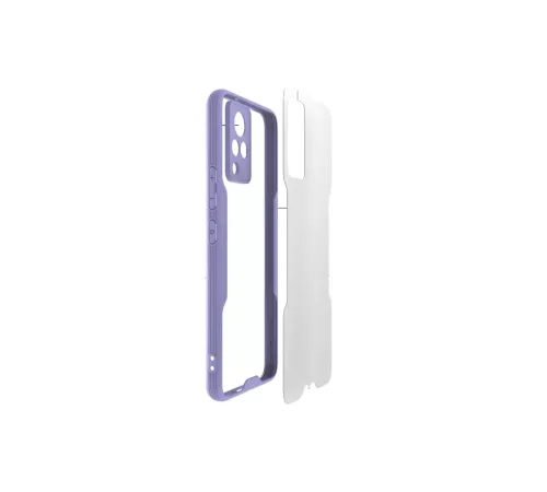 Vivo V21 Kılıf Platin Silikon - Siyah