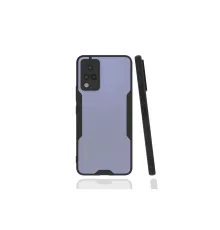 Vivo V21 Kılıf Platin Silikon - Siyah