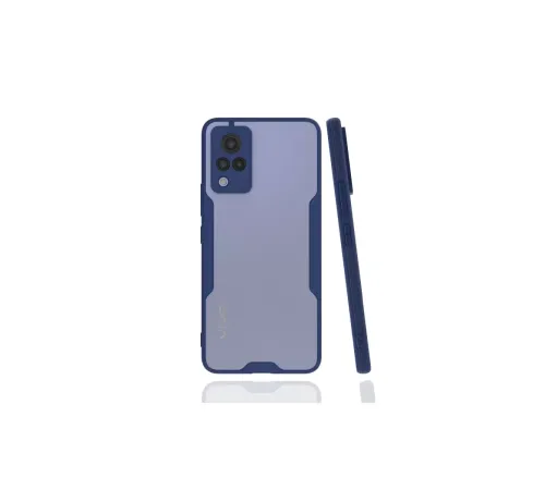 Vivo V21 Kılıf Platin Silikon - Lacivert