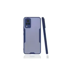 Vivo V21 Kılıf Platin Silikon - Lacivert
