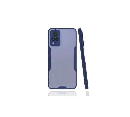 Vivo V21 Kılıf Platin Silikon - Lacivert