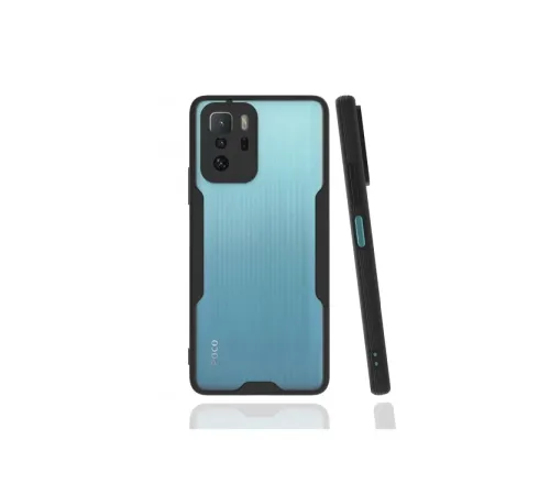 Xiaomi Poco X3 GT Kılıf Platin Silikon - Siyah