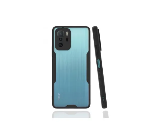 Xiaomi Poco X3 GT Kılıf Platin Silikon - Siyah