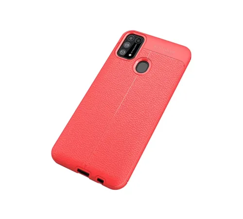 Samsung Galaxy M31 Kılıf Auto Focus Kapak - Kırmızı