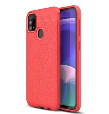 Samsung Galaxy M31 Kılıf Auto Focus Kapak - Kırmızı