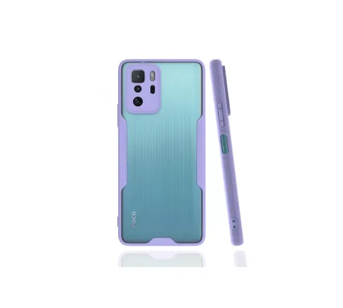 Xiaomi Poco X3 GT Kılıf Platin Silikon - Lila