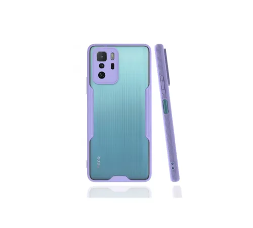 Xiaomi Poco X3 GT Kılıf Platin Silikon - Lila