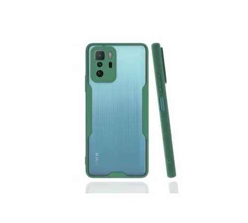 Xiaomi Poco X3 GT Kılıf Platin Silikon - Yeşil