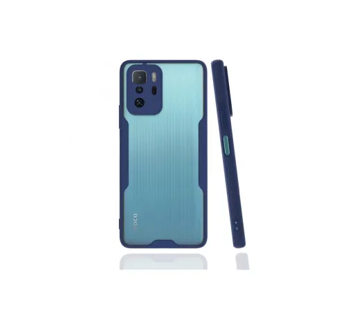 Xiaomi Poco X3 GT Kılıf Platin Silikon - Lacivert