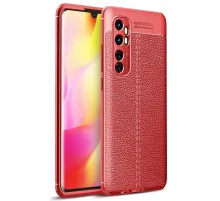 Xiaomi Mi Note 10 Lite Kılıf Auto Focus Kapak - Kırmızı