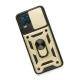 Realme 8 Kılıf Pars Lens Yüzüklü Silikon - Gold