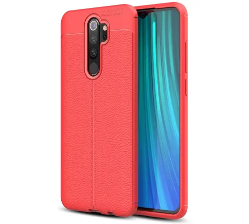 Xiaomi Redmi Note 8 Pro Kılıf Auto Focus Kapak - Kırmızı
