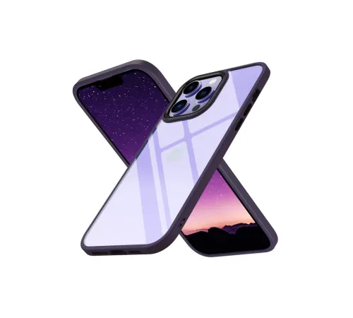 Apple iPhone 13 Pro Max Kılıf Power Silikon - Mor