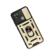Realme C11 2021 Kılıf Pars Lens Yüzüklü Silikon - Gold