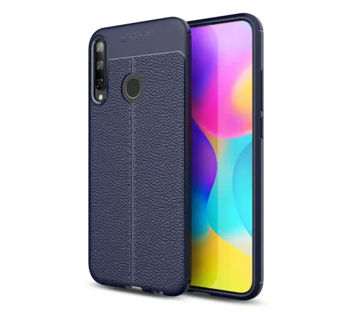 Huawei P40 Lite E Kılıf Auto Focus Kapak - Lacivert